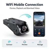 Caméra embarquée intelligente Z00 970 008 1080P HD WiFi DVR pour voiture, vision nocturne grand angle F1.8, enregistrement en boucle