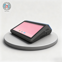 Layar Pelanggan Pembaca Barcode 10.1'' dengan Fungsi SDK, NFC, Printer 4G untuk Penagihan yang Efisien