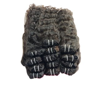 Venta al por mayor cruda 100% color natural vietnamita virgen para mujeres negras estilos de ondas rectas y corporales-extensiones de cabello humano baratas - Product Image 1