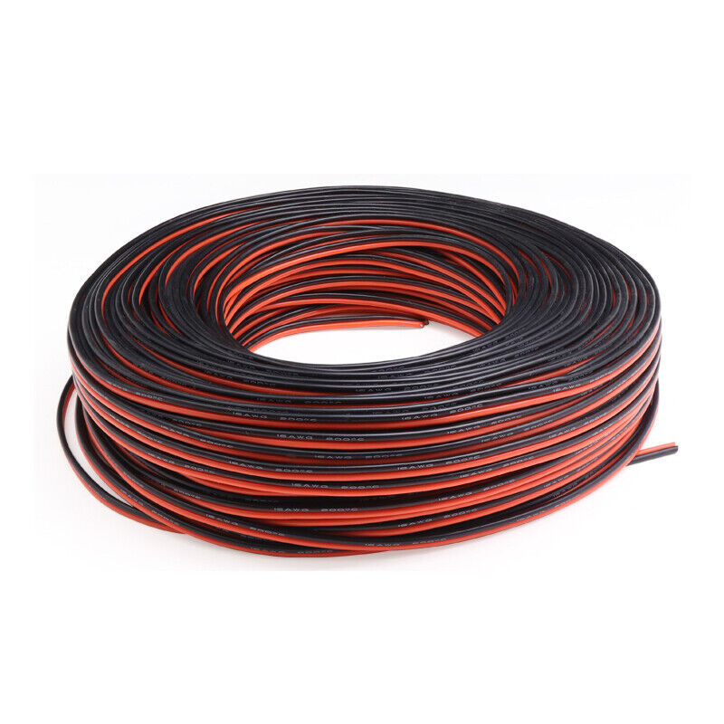Factory Direct Silicone Wire High Temperature Red And Black Parallel Lithium Battery Model Silicone Power Cord Electronic Wire