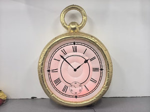 Horloge Gonflable Dorée Thème <span class=keywords><strong>Alice</strong></span> <span class=keywords><strong>au</strong></span> <span class=keywords><strong>Pays</strong></span> <span class=keywords><strong>des</strong></span> <span class=keywords><strong>Merveilles</strong></span> pour <span class=keywords><strong>Décoration</strong></span> de Scène et Publicité - Product Image 1