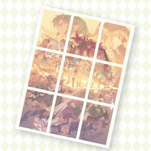 Jeu de cartes à collectionner Zelda Breath of the Wild - Édition classique Gold Sands - Carte commémorative à fenêtre rabattable - Fabriqué en Chine - Product Image 3