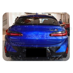 Diffuseur de pare-chocs arrière noir brillant pour BMW X4 G02 2022+ - Accessoire de modification automobile - Product Image 5