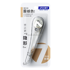 Ruban correcteur en papier naturel ultra-fin <span class=keywords><strong>de</strong></span> 7 mm <span class=keywords><strong>de</strong></span> large avec film PET - Product Image 6