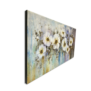 Expérience de <span class=keywords><strong>d</strong></span>écoration luxueuse pour la maison paysage fleur <span class=keywords><strong>feuille</strong></span> <span class=keywords><strong>d</strong></span>'<span class=keywords><strong>or</strong></span> <span class=keywords><strong>peinture</strong></span> murale art <span class=keywords><strong>acrylique</strong></span> <span class=keywords><strong>peinture</strong></span> à la main toile <span class=keywords><strong>peinture</strong></span> à l'huile - Product Image 3