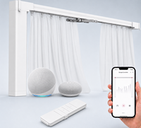 Moteur WiFi intelligent Tuya de 6e génération, Assistant de fenêtre de draperie électrique automatique, télécommande, pilotes de