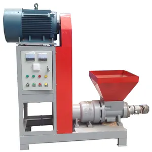 Coal Briquette Machine Small Coal Biomass Wood Press Charcoal Briquette Making Machine