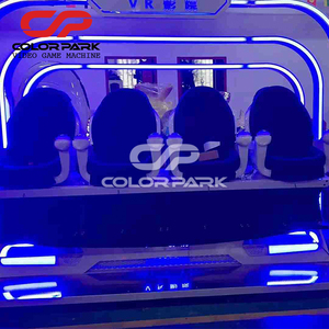 Equipo de nueva tecnología para parque de atracciones, simulador de realidad Virtual 9D, 4 asientos, 9D VR, space battle - Product Image 3