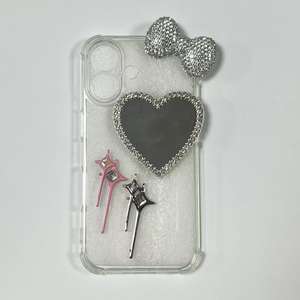 Pasokan besar casing ponsel sampah cahaya bintang berlian logam jimat dekorasi Ipadcase Logo desainer Bintang Ganda kerajinan klip rambut Diy - Product Image 2