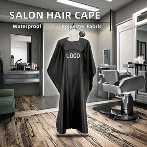 <span class=keywords><strong>Alinka</strong></span> Hersteller Maßgefertigter Logo-Polyester-Friseurumhang und -Schürze Salon-Haarschneidezubehör mit Wasserabweisender Funktion - Product Image 2