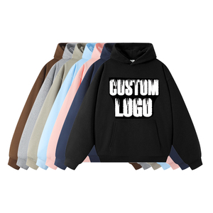 <span class=keywords><strong>Sweat</strong></span>-shirt d'hiver pour homme 380 g/m² à col montant uni, grande taille, <span class=keywords><strong>personnalisé</strong></span>, sans cordon, <span class=keywords><strong>brodé</strong></span>, coupe ample - Product Image 1