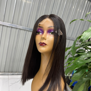 Peluca Profesional de Encaje Suizo Liso para Mujer, Cabello Humano Virgen, Cutícula Alineada para Mujer - Product Image 1