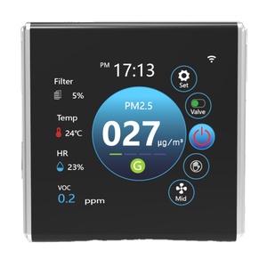 Sistema de Ventilación HVAC Metálico Moderno de Ahorro Energético, Recuperador de Calor HRV Montado en Pared con Controlador Inteligente - Product Image 3