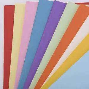 Papier de couleur non revêtu hongkongais, papier original 70gsm,80gsm,120gsm,160gsm,180gsm,220gsm