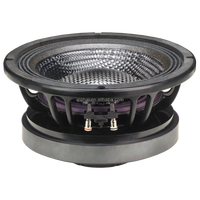 Haut-parleur de médium-grave 800W RMS 10 pouces, bobine 4 pouces, aimant néodyme, cône en carbone, 8 ohms, étanche, boîtier en aluminium, son surround, Line Array