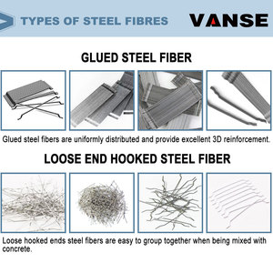 VANSE Fibres micro-acier en vrac à haute résistance à la traction pour le béton et les constructions en béton - Product Image 5