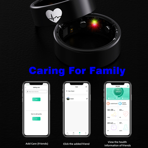 R30 ECGスマートリングヘルストラッカーIP68防水ステンレススチールモニター磁気充電心拍数睡眠アプリ制御5日間 - Product Image 4