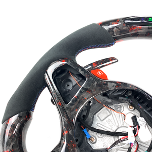 Volante de Fibra de Carbono Forjado con Pantalla LED para BMW G80 G81 G87 M2 M3 M4 G30 G32 G34 G36 G20 G21 G22 G23 G26 <span class=keywords><strong>330e</strong></span> X4M X5 M5 - Product Image 5