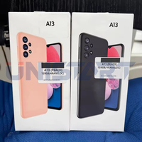 Ponsel Dual SIM Versi Global EU Original untuk SamSung A13 4G Smartphone Bebas Kunci Layar 6.6 Inci 64GB Handphone A14 A15