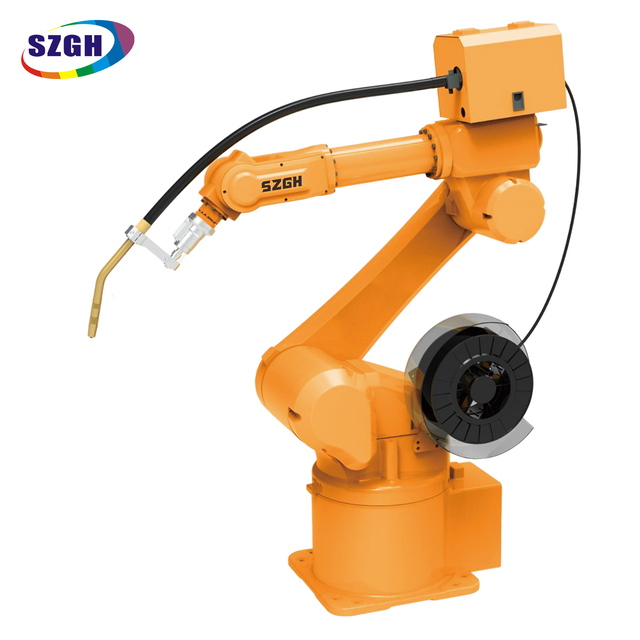 Automatic Manipulator 1500MM Welding Robot Arm 6-Axis Motor Gearbox 6KG Payload Articulated Structure Stainless Steel CE-EMC