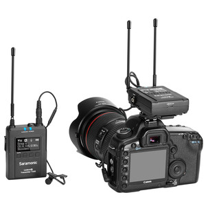 Saramonic Uwmic9S Kit1/2 sistema di microfoni wireless professionale uhf professionale omnidirezionale <span class=keywords><strong>per</strong></span> intervista con fotocamera - Product Image 4