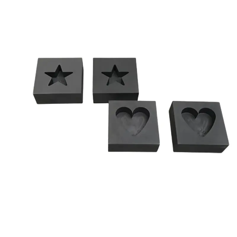 Customized High Performance Graphite Mould Precious Metal Silver Gold Casting Graphite Ingot Mold