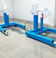 Support de moteur de camion robuste rotatif à 360°, entraîné par engrenages, pour la réparation de moteurs diesel, kit d'outils de réparation professionnel mobile pour atelier