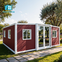 Casa Contenedor Plegable de Bajo Costo y Rápida Montaje, Casa Móvil Impermeable, Cabaña Plegable