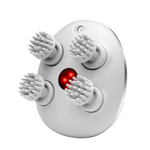 Massageador elétrico de silicone ecológico, massageador de cabeça para cabelo, couro cabeludo, à prova d' água - Product Image 3