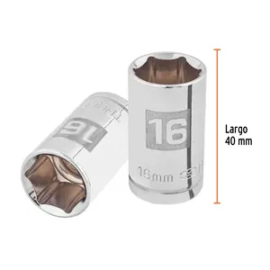 Juego de Llaves de Tubo de 6 Puntas, 16 mm, Accionamiento de 1/2'', Marca TRUPER - Product Image 3