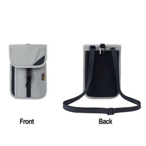 Portafoglio da Viaggio Vintage con Tasca da Collo, Porta Passaporto Antifurto, Porta Carte RFID alla Moda, Impermeabile e Multifunzionale per Uomo - Product Image 3