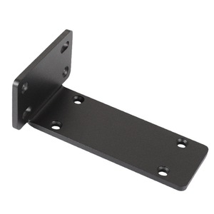 Support mural robuste de type T, rectangulaire, 334, finition peinture pulvérisée, minimaliste, pour étagère flottante, pour rangement en armoire - Product Image 2