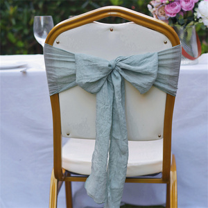 Home Party Banquet Chair <strong>Belt</strong> Covers Bows Ties Chair <strong>Sashes</strong> Wedding Decoration - Product Image 2