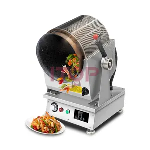 Restaurante Use Hot Sale Tabletop Automatic Stir Cooking Machine Com Temporizador E Controle De Velocidade