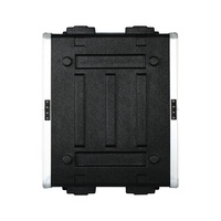 Valise de transport portable en plastique ABS-M 2U/3U/4U/6U/8U/10U/12U de 17 pouces, petite boîte de rangement légère, armoire simple, Flight Case