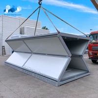 Zhongnan petite maison mobile de luxe conteneurisée folt out maison préfabriquée pliable maison modulaire préfabriquée en conteneur pliant