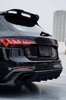 Kit de carrosserie de pare-chocs arrière de voiture de haute qualité adapté à l'Audi RS4 B9 Diffuseur arrière en fibre de carbone