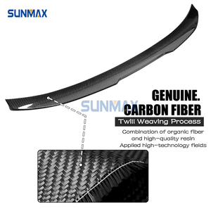 Sunmax สปอยเลอร์ปีกหลังรถสปอยเลอร์คาร์บอนไฟเบอร์แห้งสำหรับรถ Audi <span class=keywords><strong>A3</strong></span> <span class=keywords><strong>S</strong></span> <span class=keywords><strong>line</strong></span> S3 RS3ซีดาน2013-2020อุปกรณ์เสริมภายนอกรถยนต์ - Product Image 5