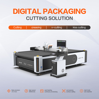 Machine de découpe à plat numérique CNC à couteau oscillant pour carton ondulé et boîtes en carton, avec découpe automatique par baiser
