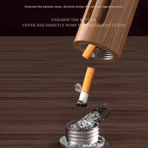 Hộp đựng tàn thuốc bằng nhựa tiện lợi, chống rơi, dành cho người lái xe lười, thích hợp cho người hút thuốc khi đi du lịch, đóng gói hộp. - Product Image 4