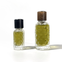 Flacons de parfum transparents de luxe, embossés, atomiseur de parfum, flacon d'huile essentielle, 30 ml et 100 ml, flacon de parfum avec boîte