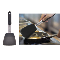 Spatule rotative en silicone pour la cuisson du poisson, ustensile de cuisine antiadhésifs, rotatif