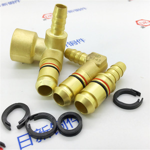 Rixin Brass VoSS <b>Connectors</b> 230 Series Threaded <b>Quick</b> Connect For Automotive Chassis - Product Image 4