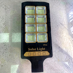 Farola Solar LED de 600W, Aluminio Fundido a Presión, IP66, Montaje en Pared, Control Remoto, Célula Solar Mono-Si - Product Image 1