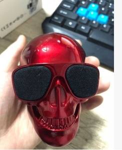 Mini haut-parleur portable en forme <span class=keywords><strong>de</strong></span> crâne, haut-parleur stéréo sans fil, haut-parleur basse HD - Product Image 3