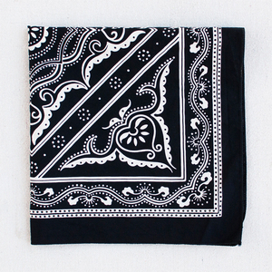 Europa moda buena venta doble impresión barata alta calidad vaquero algodón pañuelo con logotipo - Product Image 6