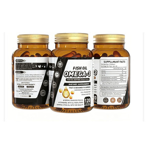 Capsules d'huile de poisson à enrobage entérique, oméga 3, acides gras, disponibles - Product Image 1