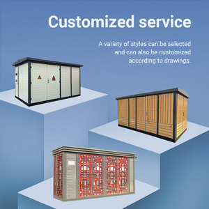 Thiết kế nhân bản Tủ hộp biến áp đóng gói container được cài đặt sẵn trạm biến áp nhỏ gọn loại khô - Product Image 6