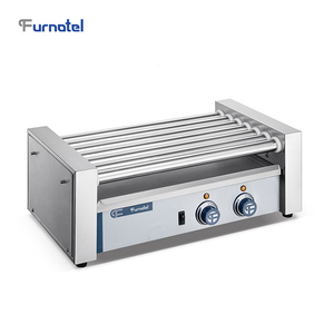 Furnotel Commercial Electric Hot Dog Roller Grill Machine for <strong>Snack</strong> <strong>Bar</strong> - Product Image 1