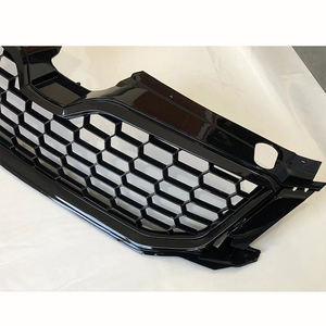 Grille de Style en maille de nid d'abeille calandre avant en ABS modifié pour VW <span class=keywords><strong>Skoda</strong></span> Octavia mise à niveau vers RS/VRS Style 2017 2018 2019 - Product Image 6